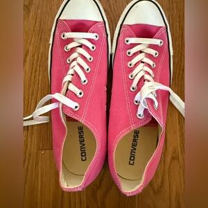 Converse Vibrant Pink Canvas Shoes